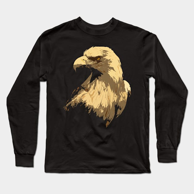 Eagle, bird Long Sleeve T-Shirt by hottehue